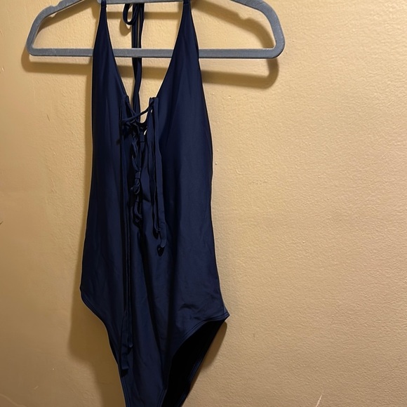 Aerie Navy Blue One-Piece Swimsuit - Picture 1 of 3